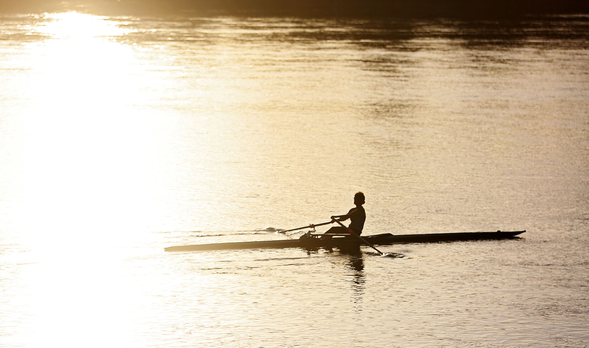 Early morning rowing